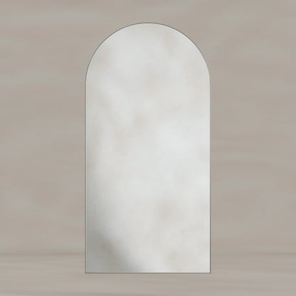 Oslo Arch Mirror 50x100cm in Brushed Nickel - Origins Living, view 5