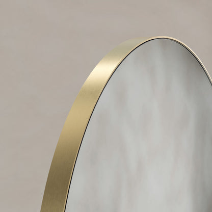 Oslo Arch Mirror 50x140cm in Brushed Brass - Origins Living, view 2