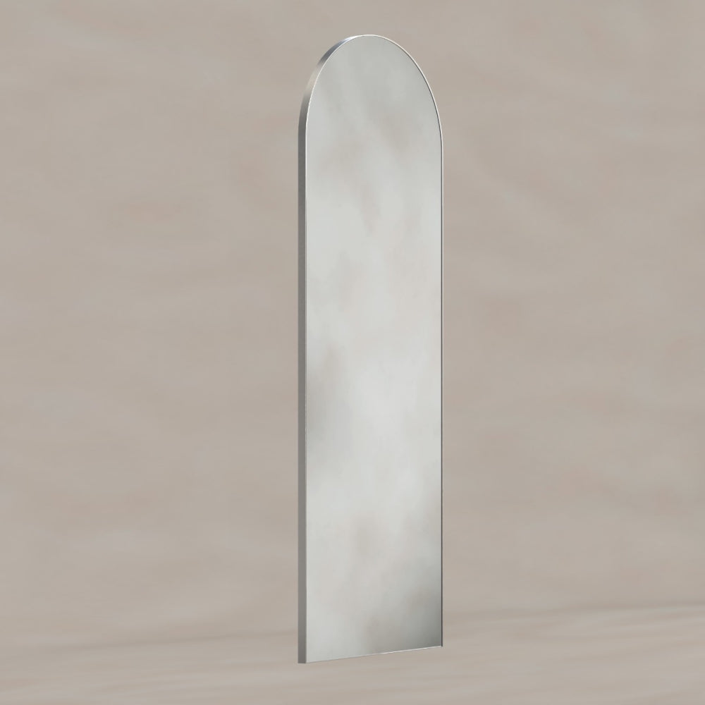 Oslo Arch Mirror 50x140cm in Brushed Nickel - Origins Living, view 2