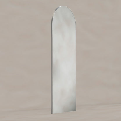 Oslo Arch Mirror 50x140cm in Brushed Nickel - Origins Living, view 2