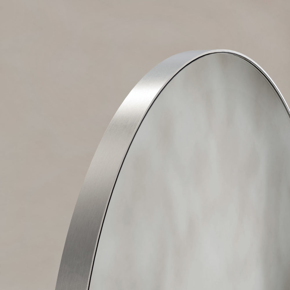 Oslo Arch Mirror 50x140cm in Brushed Nickel - Origins Living, view 3