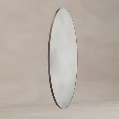 Oslo Oval Mirror 45x100cm in Brushed Bronze - Origins Living, view 2