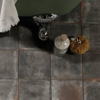 Osterley Porcelain Black Square