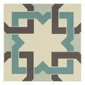 Ottoman Light Jade, Dark Jade and Dark Grey on White – pattern detail