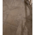 Close view of Hazlebury Limestone gently worn surface