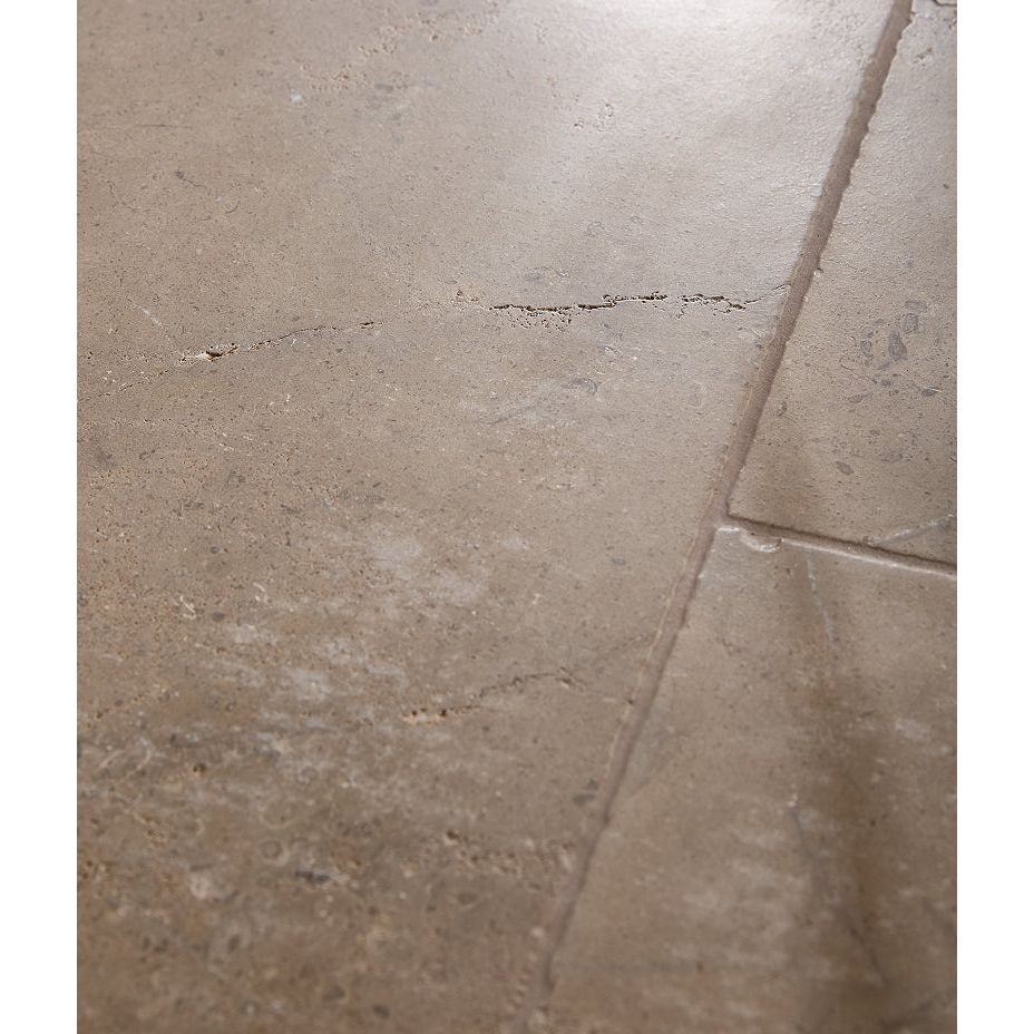 Hazlebury Limestone Weathered 40 x 60cm floor in a room setting