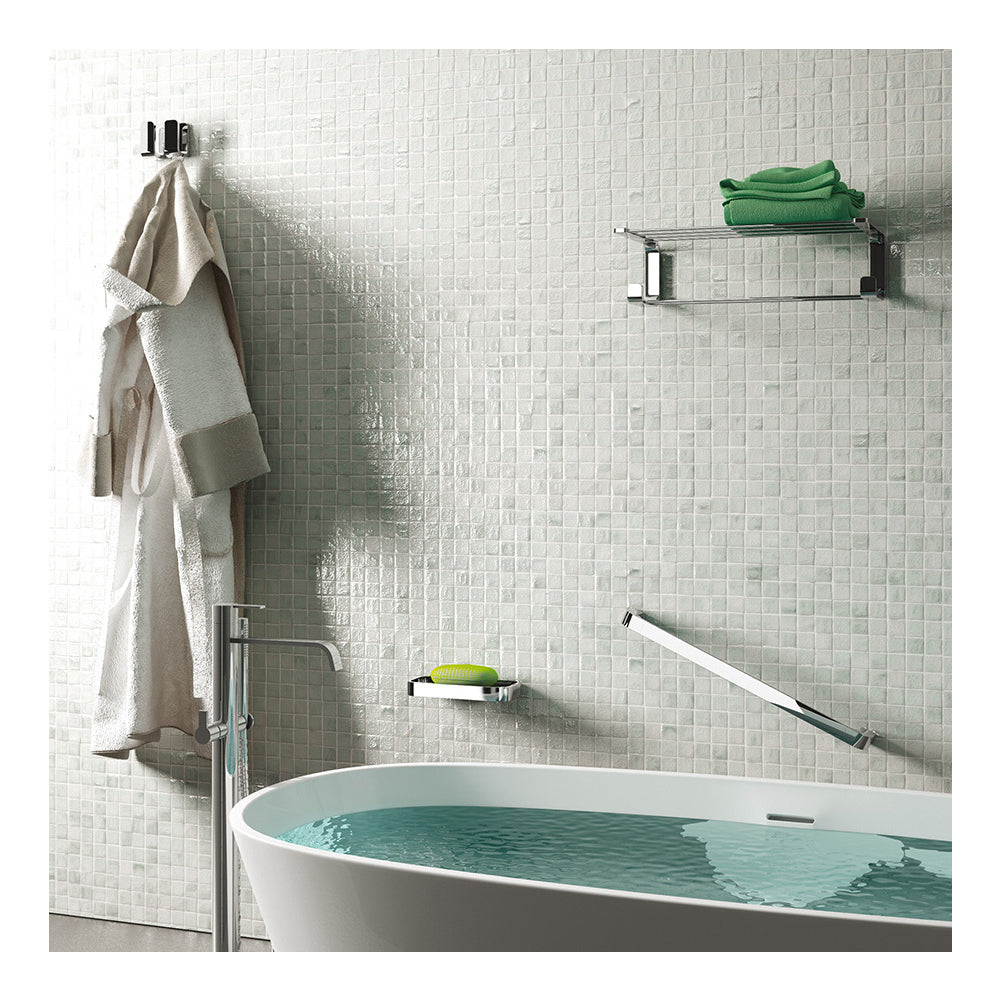 Outline Shower Basket in Chrome - Origins Living, view 2