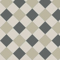 Oxford 151mm Chester Mews tile flooring with beige and gray diamond pattern in revival grey and dover white colors