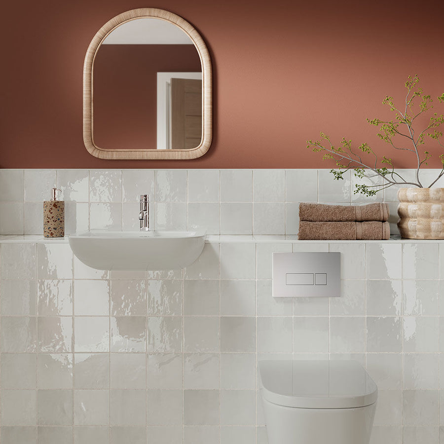 Flash White Gloss Ceramic Wall 130x130mm