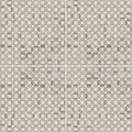 Palazzo Mancini gray and beige mosaic tile featuring a repeating circular pattern for decorative wall use