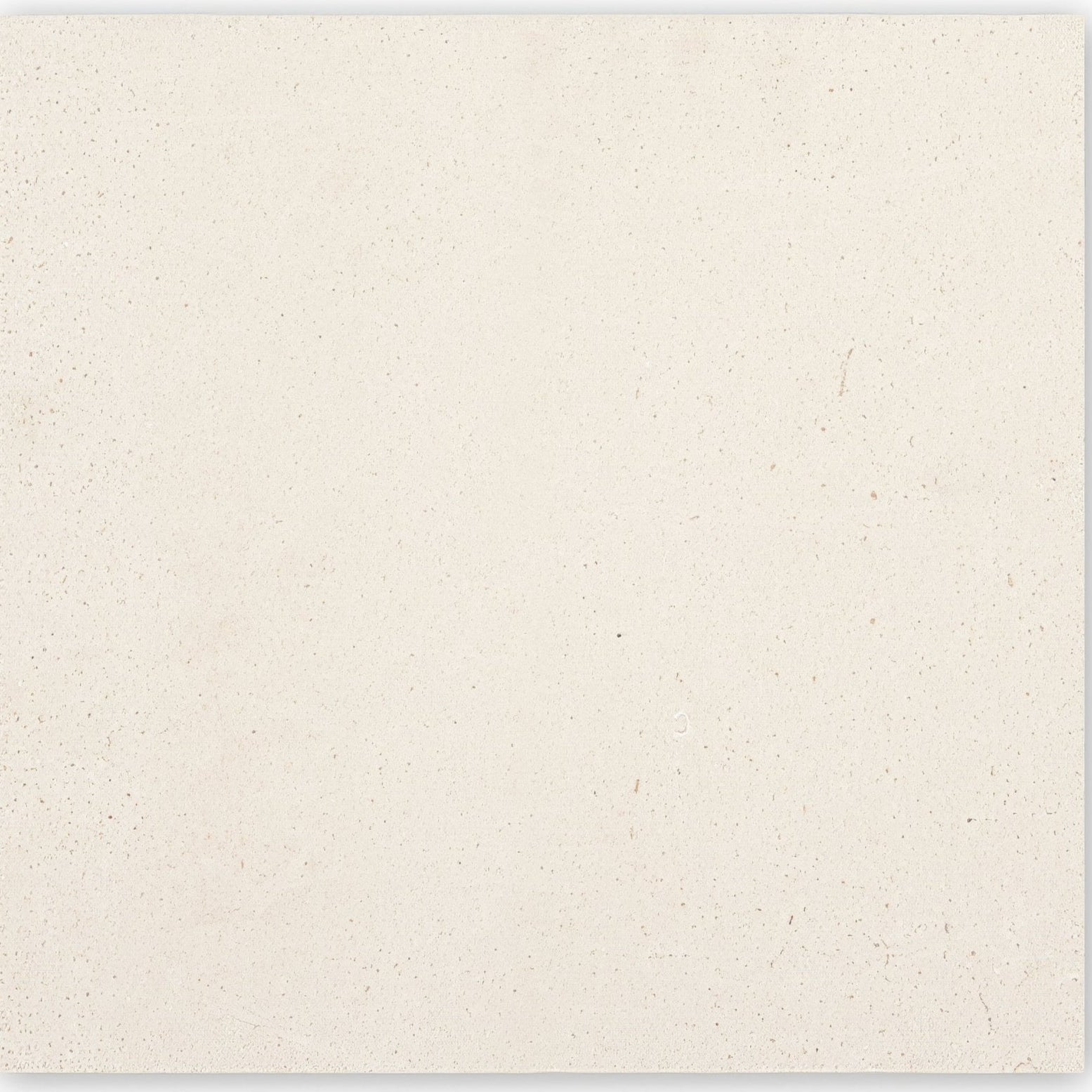 Cream-colored speckled quartz countertop tile palio 30x30 diamond sawn edge honed with smooth finish