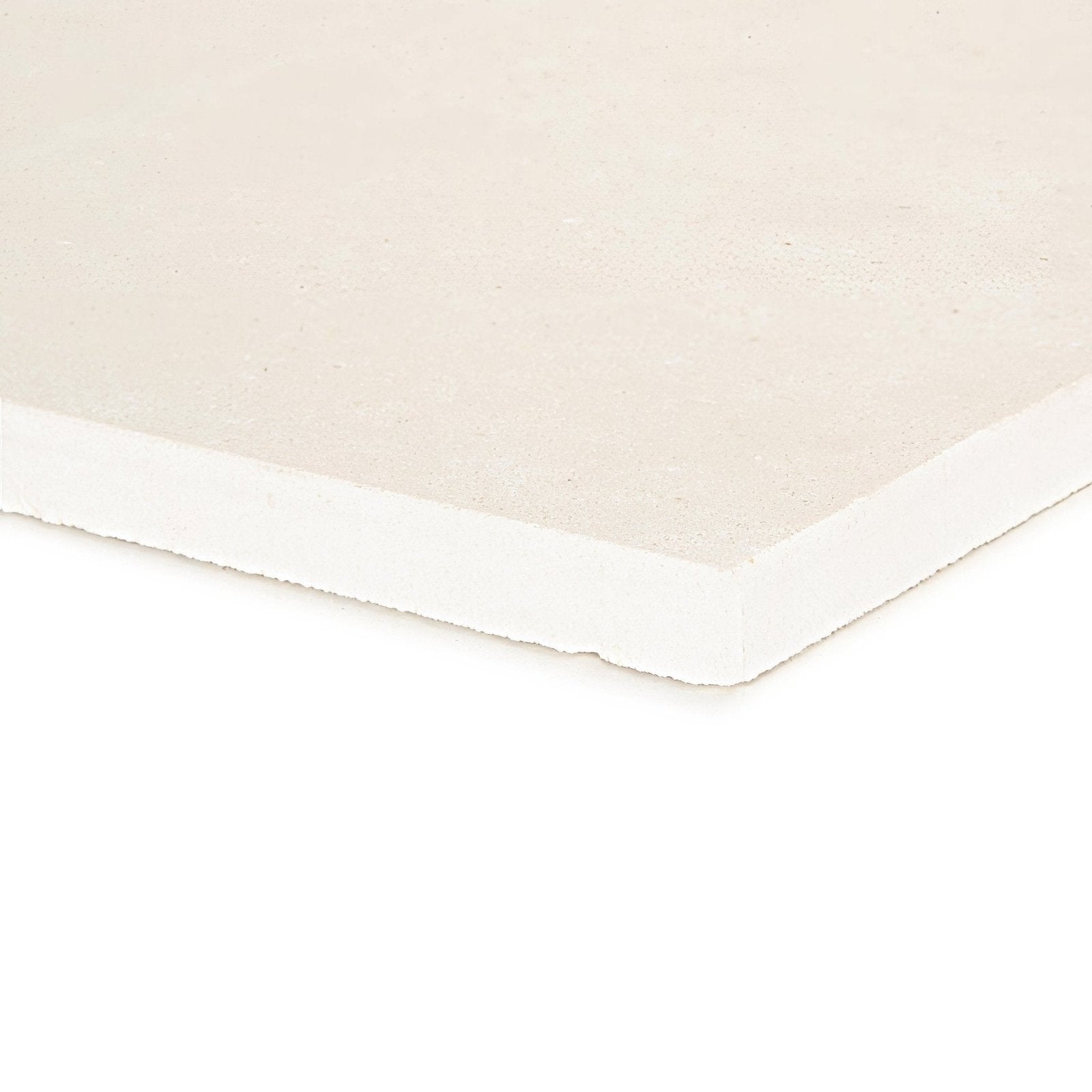 White rectangular foam board palio 60x30 diamond sawn edge honed with smooth slightly textured surface and clean edges