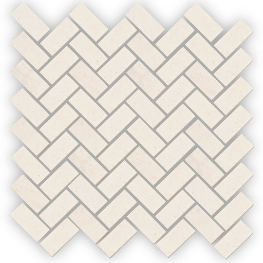 Palio Limestone Herringbone Mosaic Tile - alternate view