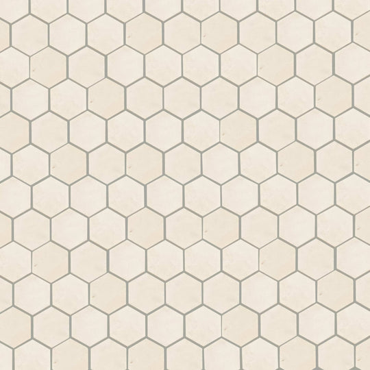 Palio Limestone Hexagon Mosaic tile - alternate view