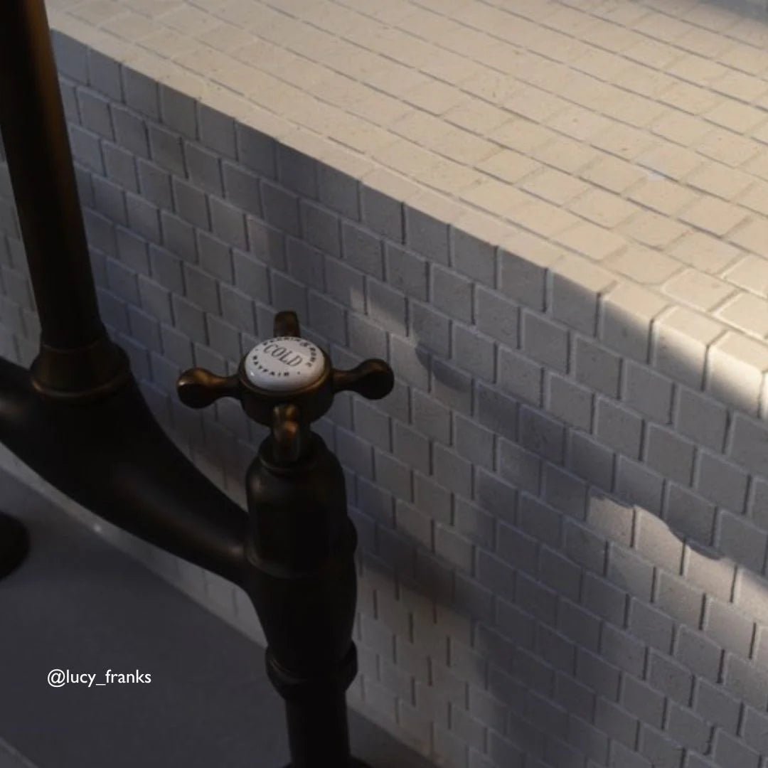 Palio Limestone Brick Mosaic Tile