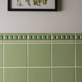 Palm Green Dentil Moulding