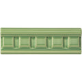 Palm Green Dentil Moulding Ceramic Wall Tile 152x50mm
