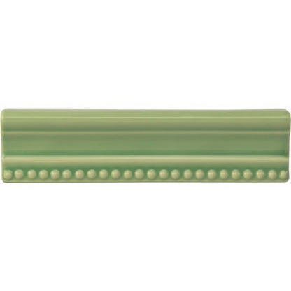 Palm Green Hogarth Moulding Ceramic Wall Tile 152x38mm