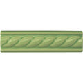 Palm Green Rope Moulding Ceramic Wall Tile 152x40mm