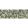 Palm house ivy single tile wallpaper featuring green ivy leaf pattern on subtle beige background for wall decor