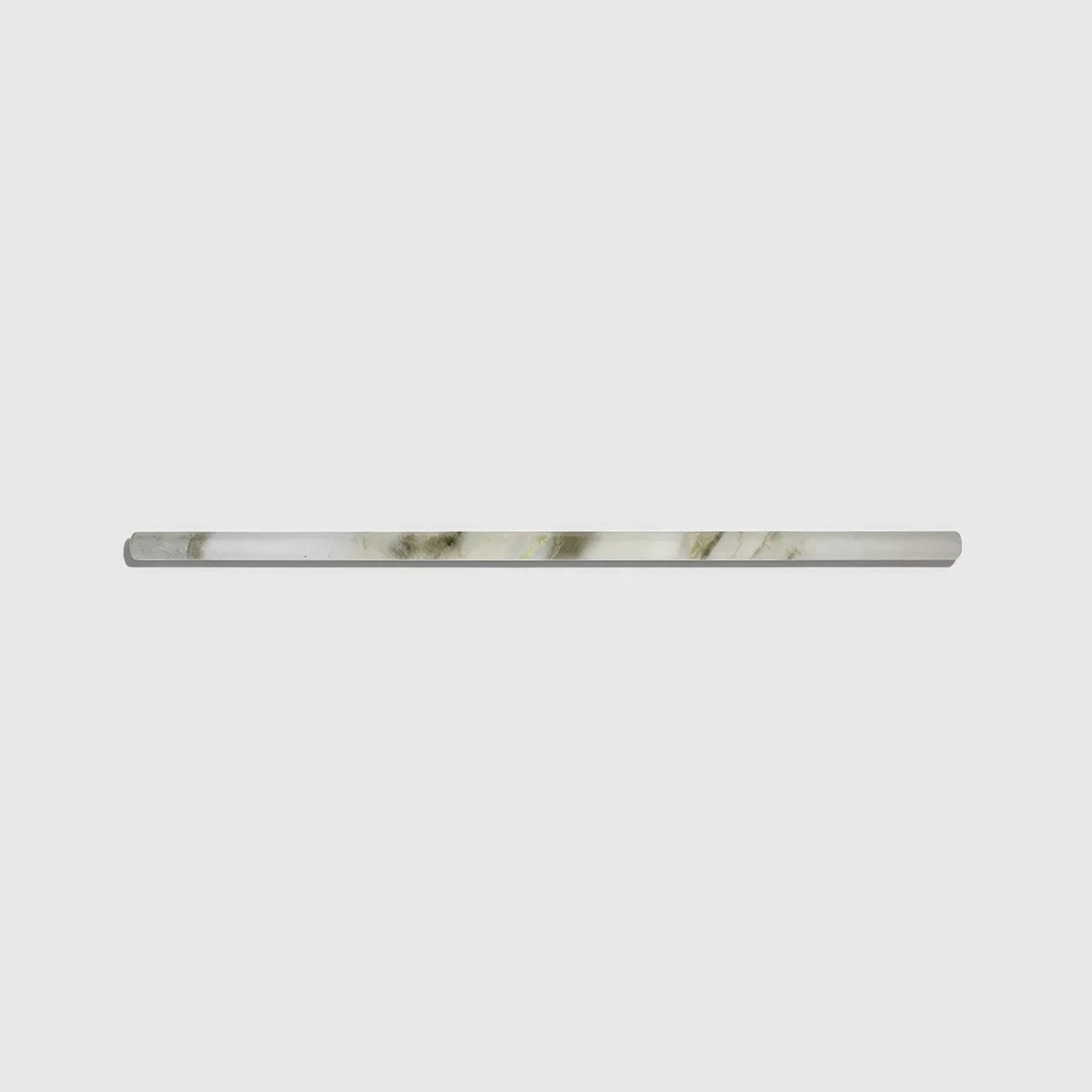 Palm Springs Porcelain Cerulean Moulding white marble-effect moulding trim with green veining