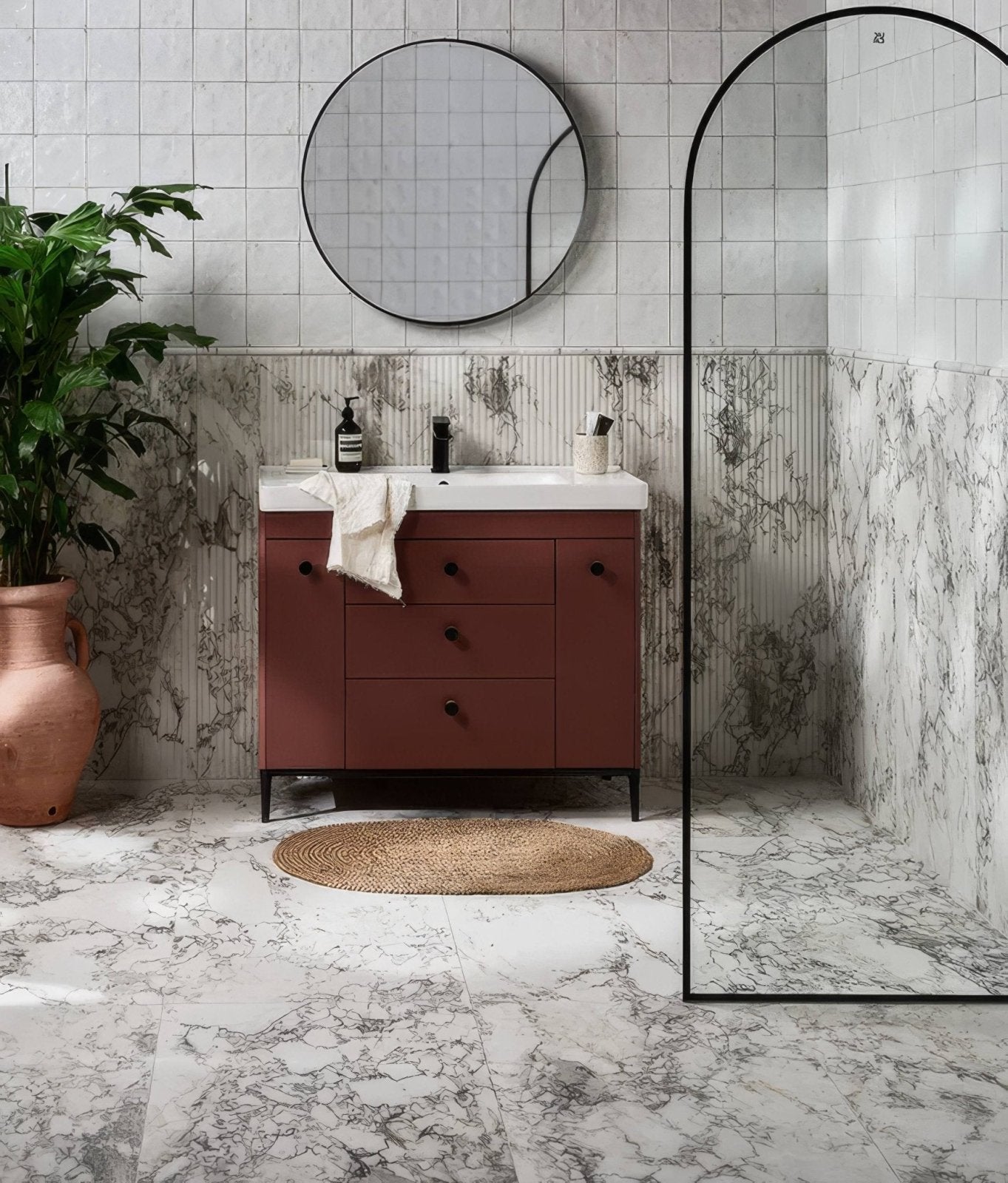 Palm Springs Porcelain Italiana Fluted