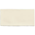 Cream-colored rectangular ceramic palomino brick tile with smooth slightly glossy surface for wall and floor use
