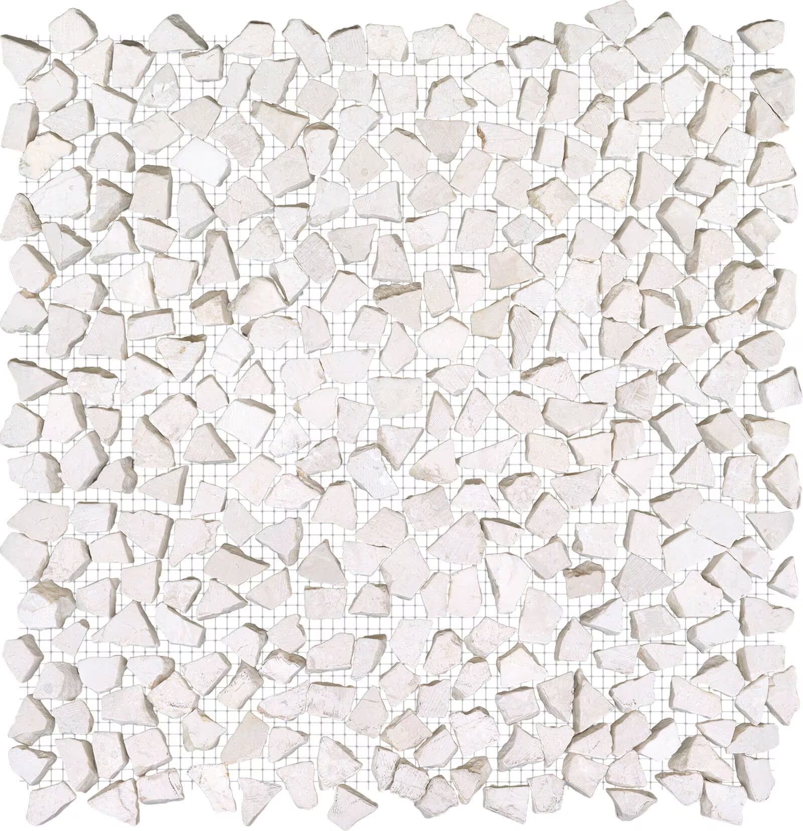 Paradise Tiny broken Edge Blanco Mosaic