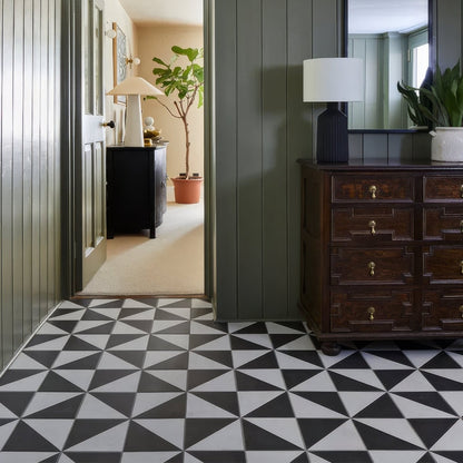 Parisian Café Porcelain Tri Black