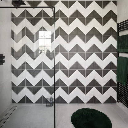 Parisian Café Porcelain Tri Black