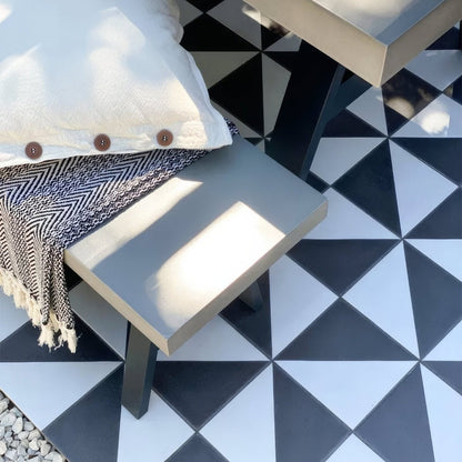 Parisian Café Porcelain Tri Black