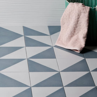 Parisian Café Porcelain Tri Blue