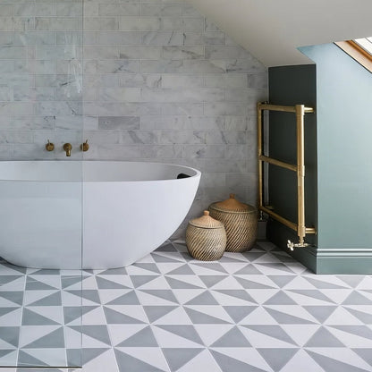 Parisian Café Porcelain Tri Dove Grey