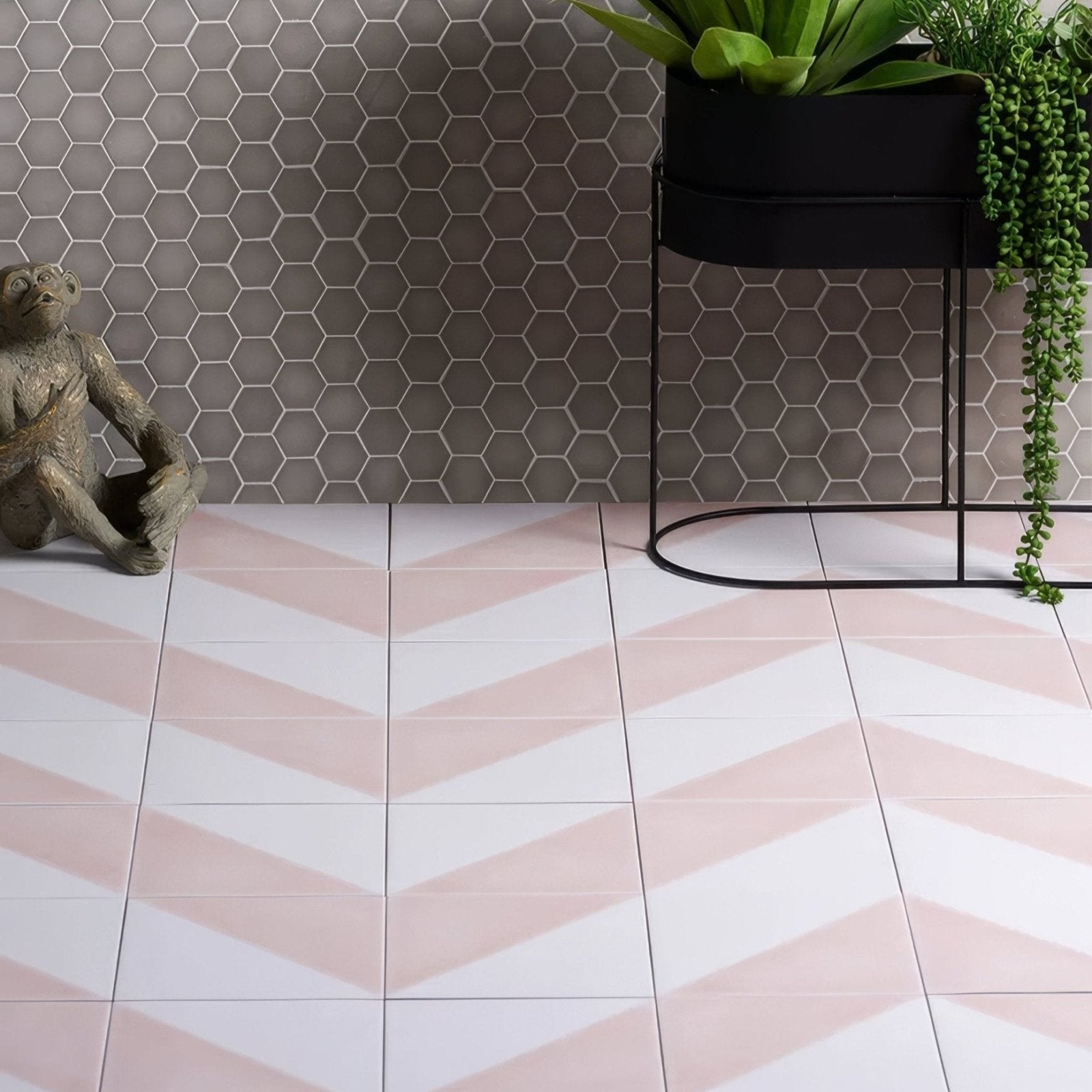 Parisian Café Porcelain Tri Rosa