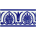 Parthenon Royal Blue On Brilliant White – pattern detail