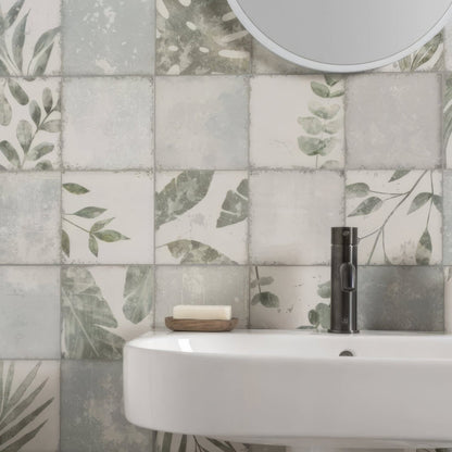 Patchwork Botanical Iris