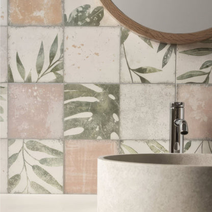 Patchwork Botanical Rose