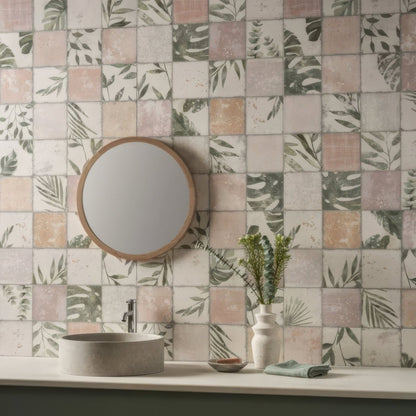 Patchwork Botanical Rose