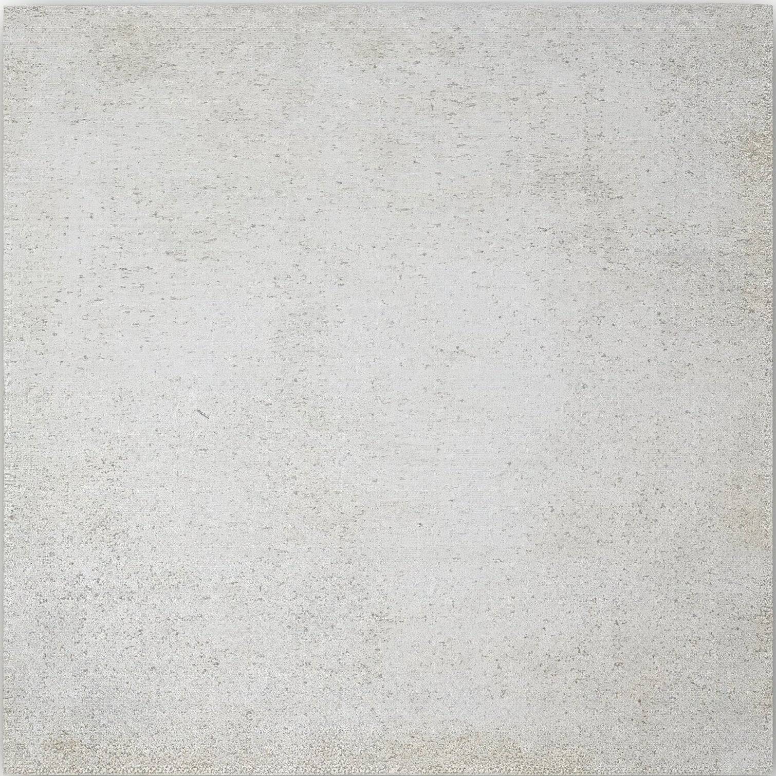 A square textured concrete tile patina sand 59 x 59cm with a subtle grayish white finish and faint speckles