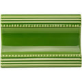 Pavilion Green Plain Cornice Ceramic Wall Tile 152x75mm