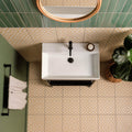 Penshaw Yellow On Chalk in a bathroom setting