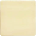 Cream-colored glossy square peridot field tile with smooth edges and uniform surface for wall or floor use