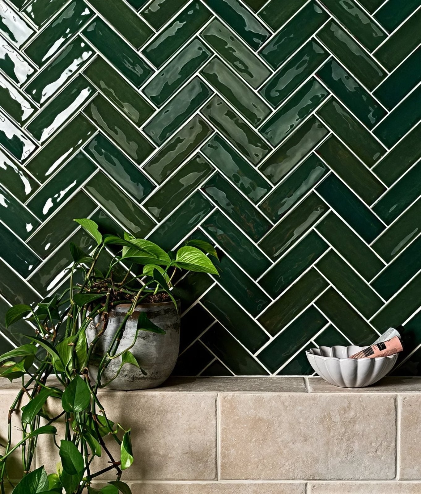 Petite Porcelain Gloss Green