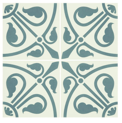 Phoenician Denim on Dover White