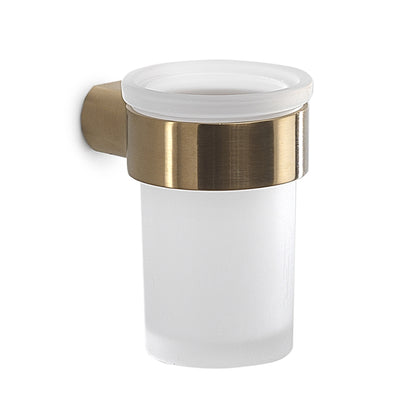 Pirenei Tumbler Holder in Brushed Gold - Origins Living, view 2
