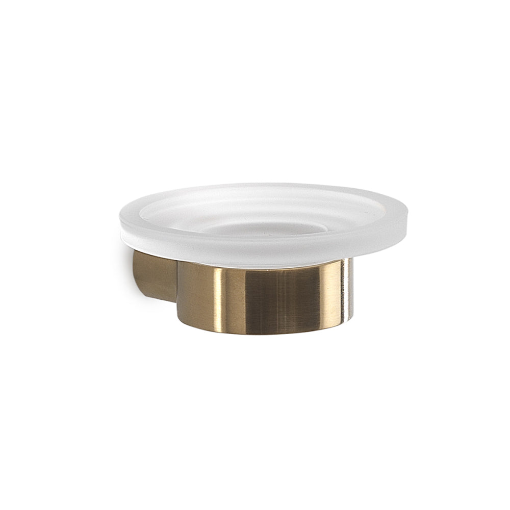 Pirenei Soap Dish in Brushed Gold - Origins Living