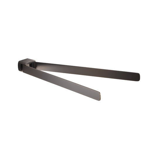 Pirenei Double Swing Towel Rail in Gunmetal - Origins Living