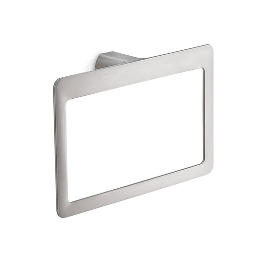 Pirenei Towel Ring in Brushed Nickel - Origins Living