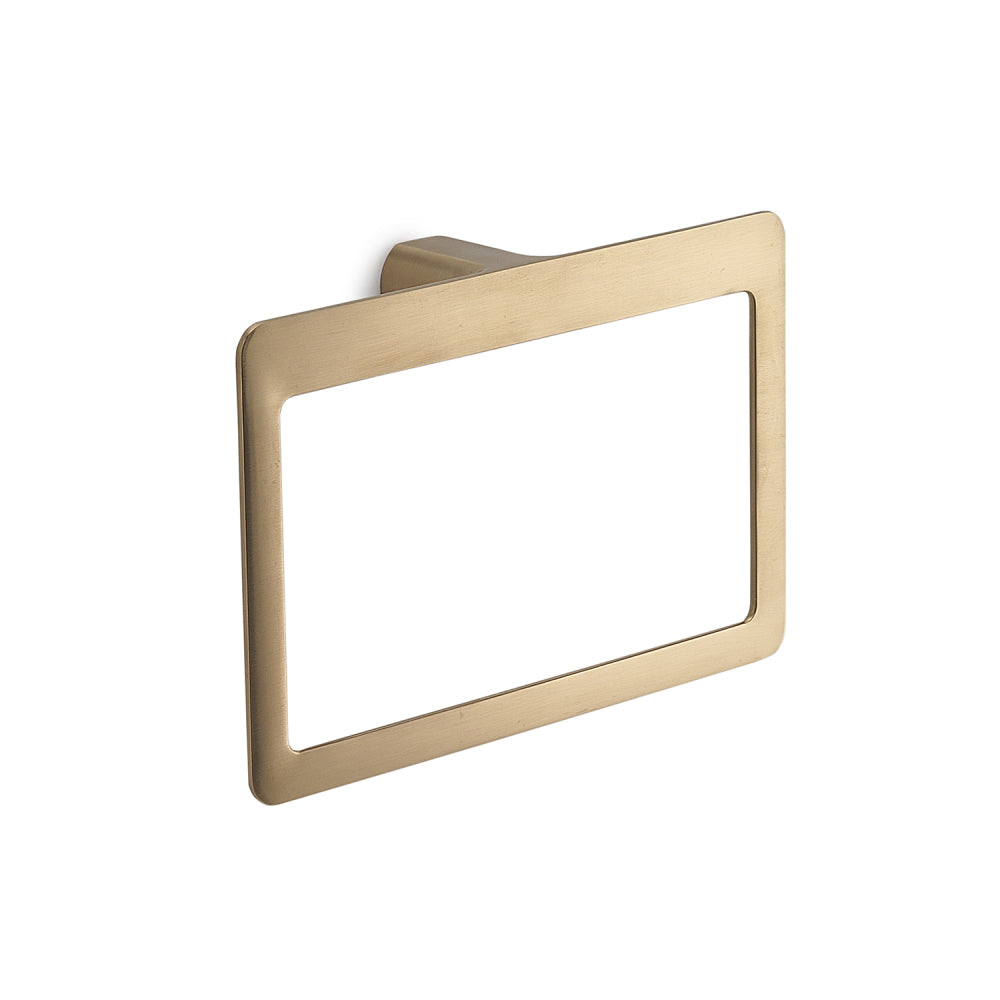 Pirenei Towel Ring in Brushed Gold - Origins Living