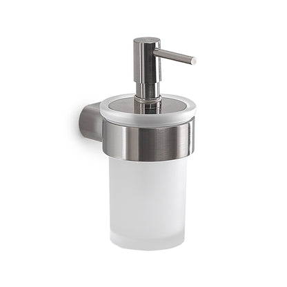 Pirenei Soap Dispenser in Brushed Nickel - Origins Living, view 2